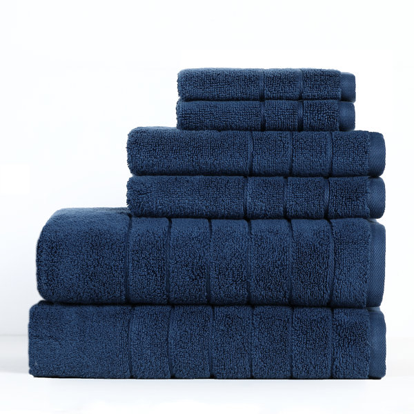 Anne Klein Reverie Antimicrobial Towel Set 6 Piece 100 Cotton Towel